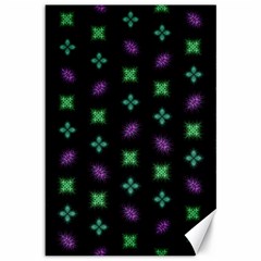 Pattern Background Bright Pattern Canvas 12  X 18 