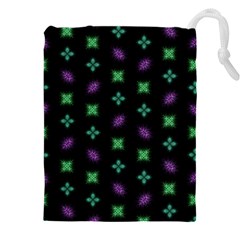 Pattern Background Bright Pattern Drawstring Pouch (4xl) by danenraven