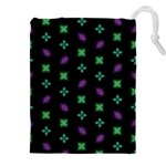 Pattern Background Bright Pattern Drawstring Pouch (4XL) Front