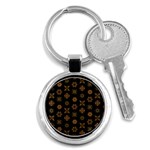 Pattern Mandala Ornate Ornamental Key Chain (Round) Front