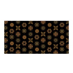 Pattern Mandala Ornate Ornamental Satin Wrap 35  X 70  by danenraven