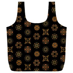 Pattern Mandala Ornate Ornamental Full Print Recycle Bag (xxl) by danenraven