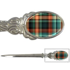 Plaid Tartan Checkered Tablecloth Letter Opener by danenraven