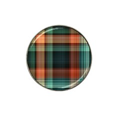 Plaid Tartan Checkered Tablecloth Hat Clip Ball Marker (10 Pack) by danenraven