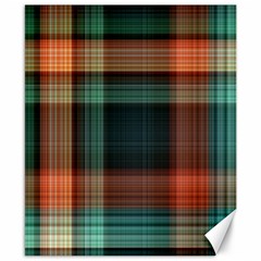 Plaid Tartan Checkered Tablecloth Canvas 8  X 10  by danenraven