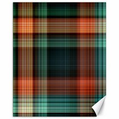 Plaid Tartan Checkered Tablecloth Canvas 11  X 14  by danenraven