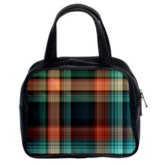 Plaid Tartan Checkered Tablecloth Classic Handbag (two Sides) by danenraven