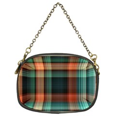 Plaid Tartan Checkered Tablecloth Chain Purse (two Sides) by danenraven