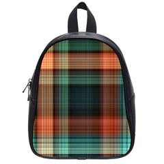 Plaid Tartan Checkered Tablecloth School Bag (small) by danenraven