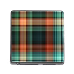 Plaid Tartan Checkered Tablecloth Memory Card Reader (square 5 Slot) by danenraven