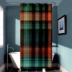 Plaid Tartan Checkered Tablecloth Shower Curtain 36  X 72  (stall)  by danenraven