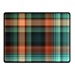 Plaid Tartan Checkered Tablecloth Double Sided Fleece Blanket (small)  by danenraven