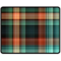 Plaid Tartan Checkered Tablecloth Double Sided Fleece Blanket (medium)  by danenraven