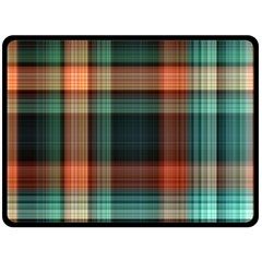 Plaid Tartan Checkered Tablecloth Double Sided Fleece Blanket (large)  by danenraven