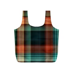 Plaid Tartan Checkered Tablecloth Full Print Recycle Bag (s) by danenraven