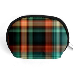 Plaid Tartan Checkered Tablecloth Accessory Pouch (medium) by danenraven