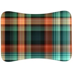 Plaid Tartan Checkered Tablecloth Velour Seat Head Rest Cushion by danenraven