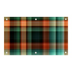 Plaid Tartan Checkered Tablecloth Banner And Sign 5  X 3 