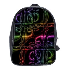 Patina Swirl School Bag (large) by MRNStudios