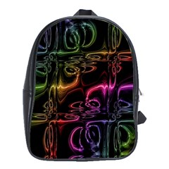 Patina Swirl School Bag (xl) by MRNStudios