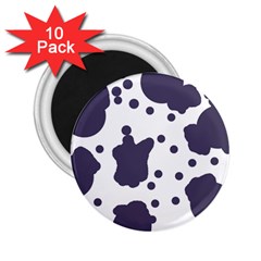 Illustration Cow Pattern Texture Cloth Dot Animal 2 25  Magnets (10 Pack)  by danenraven