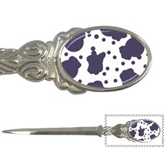 Illustration Cow Pattern Texture Cloth Dot Animal Letter Opener by danenraven