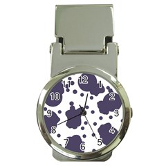 Illustration Cow Pattern Texture Cloth Dot Animal Money Clip Watches by danenraven