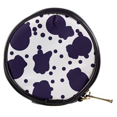 Illustration Cow Pattern Texture Cloth Dot Animal Mini Makeup Bag by danenraven