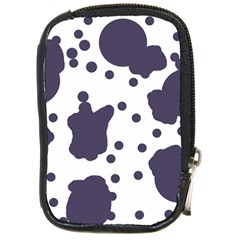 Illustration Cow Pattern Texture Cloth Dot Animal Compact Camera Leather Case by danenraven