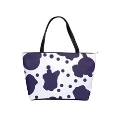 Illustration Cow Pattern Texture Cloth Dot Animal Classic Shoulder Handbag by danenraven