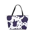 Illustration Cow Pattern Texture Cloth Dot Animal Classic Shoulder Handbag Back