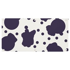 Illustration Cow Pattern Texture Cloth Dot Animal Banner And Sign 4  X 2 