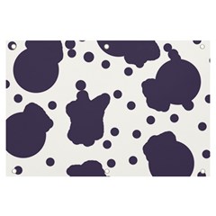 Illustration Cow Pattern Texture Cloth Dot Animal Banner And Sign 6  X 4 