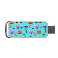 Illustration Design Gardening Texture Portable Usb Flash (one Side) by danenraven