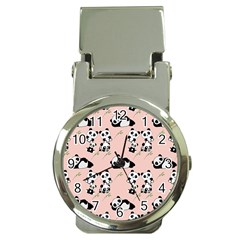 Pattern Panda Bear Money Clip Watches