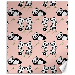 Pattern Panda Bear Canvas 20  X 24  by danenraven