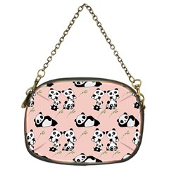 Pattern Panda Bear Chain Purse (one Side)