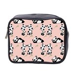 Pattern Panda Bear Mini Toiletries Bag (Two Sides) Front