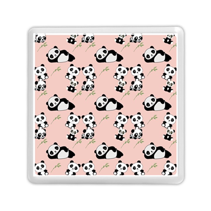 Pattern Panda Bear Memory Card Reader (Square)