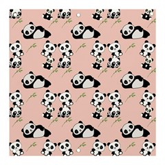 Pattern Panda Bear Banner And Sign 3  X 3 