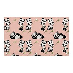 Pattern Panda Bear Banner And Sign 5  X 3 