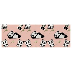 Pattern Panda Bear Banner And Sign 12  X 4 