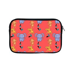 Illustration Elephant Cartoon Animal Monkey Apple Macbook Pro 13  Zipper Case by danenraven