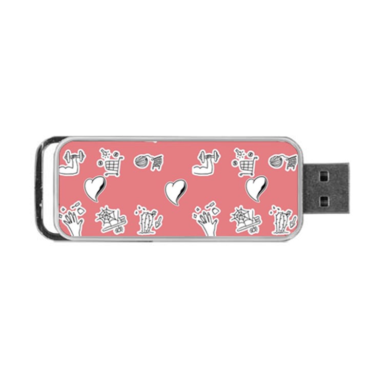 Stickers Hobbies Hearts Reading Portable USB Flash (Two Sides)