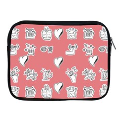 Stickers Hobbies Hearts Reading Apple Ipad 2/3/4 Zipper Cases by danenraven