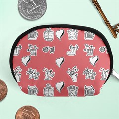 Stickers Hobbies Hearts Reading Accessory Pouch (medium) by danenraven