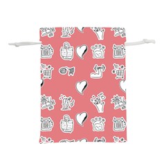 Stickers Hobbies Hearts Reading Lightweight Drawstring Pouch (m) by danenraven