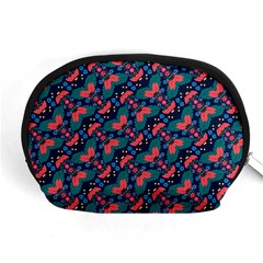 Illustration Tile Pattern Patchwork Accessory Pouch (medium) by danenraven