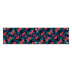 Illustration Tile Pattern Patchwork Banner And Sign 4  X 1 