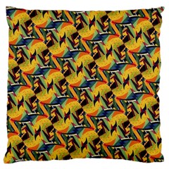 Illustration Geometric Pattern Colorful Pattern Large Cushion Case (two Sides)